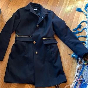 ColdWater Creek navy pea coat.